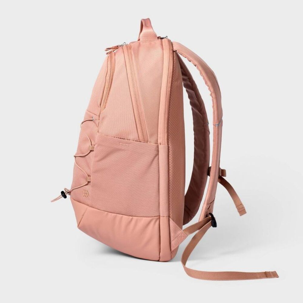 All In Motion -  Sporty 19" Backpack w/ Laptop Pocket Brown - Picture 4 of 4